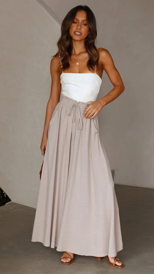 Heidi Mode | Hose mit weitem Bein und elastischer Taille