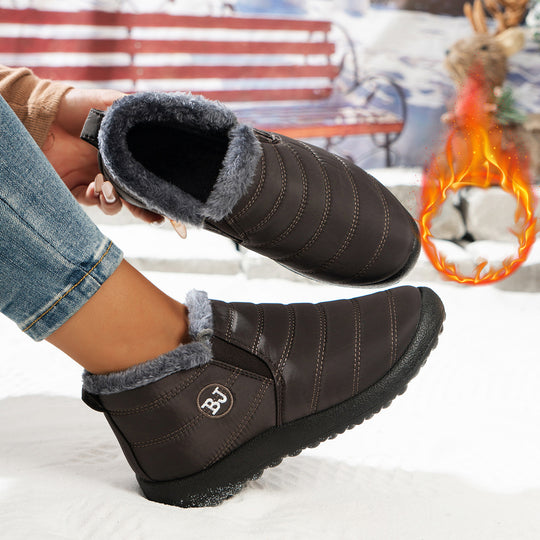 Damen Komfortable Winterboots mit kuscheligem Futter und rutschfester Sohle Heidi-Mode