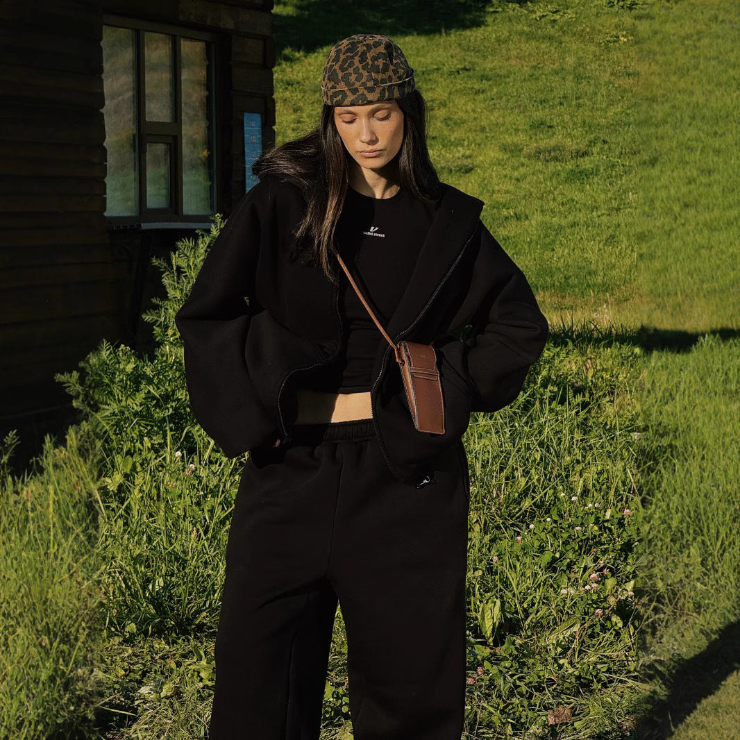 Damen Bequeme und stylische Kapuzenjacke Heidi-Mode