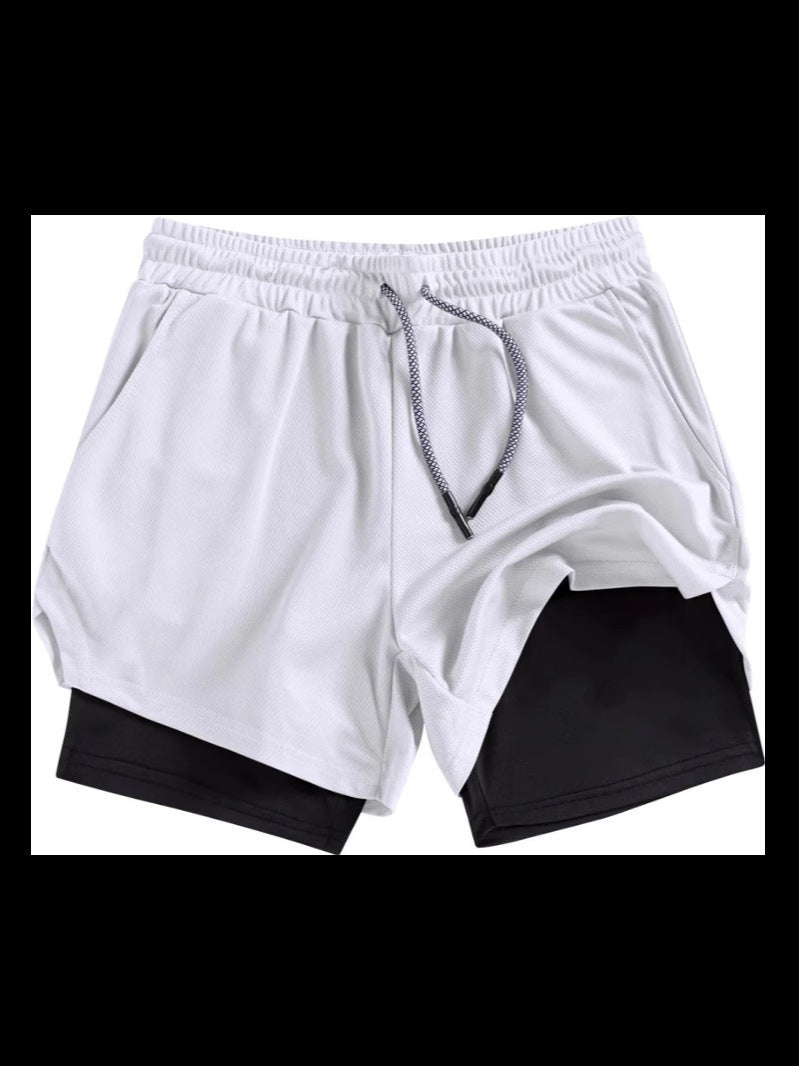 Heidi Mode | Atmungsaktive Doppel-Shorts für Männer
