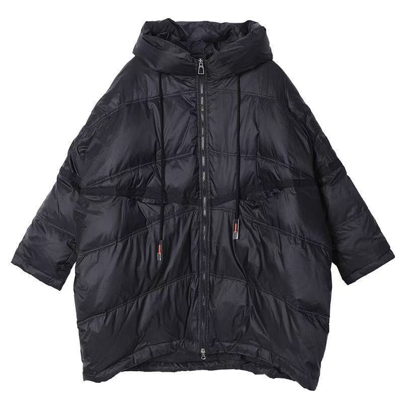 Damen Oversized Steppjacke mit praktischen Taschen und hohem Kragen Heidi-Mode