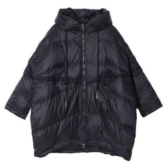 Damen Oversized Steppjacke mit praktischen Taschen und hohem Kragen Heidi-Mode