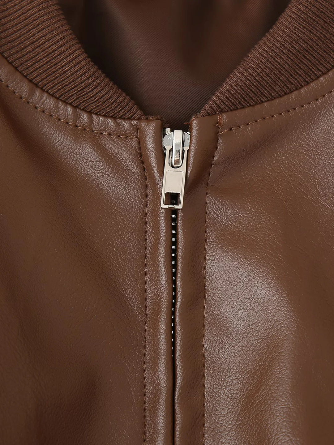 Damen Bomberjacke mit praktischen Reißverschlusstaschen und elastischem Bund Heidi-Mode