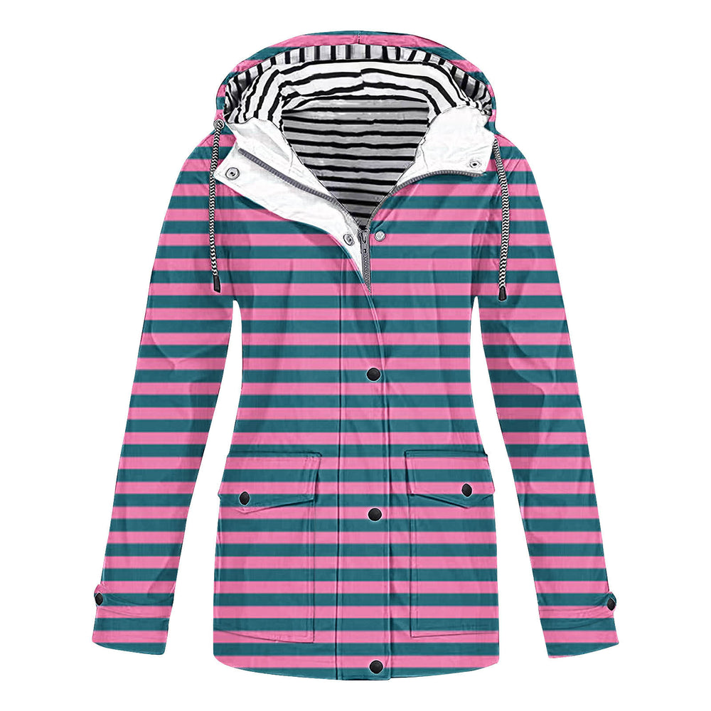 Damen modische Übergangsjacke mit Kapuze Heidi-Mode