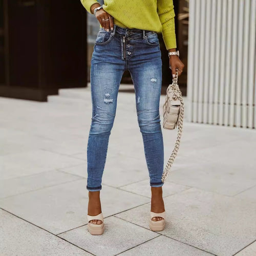 Damen Skinny Jeans Heidi-Mode