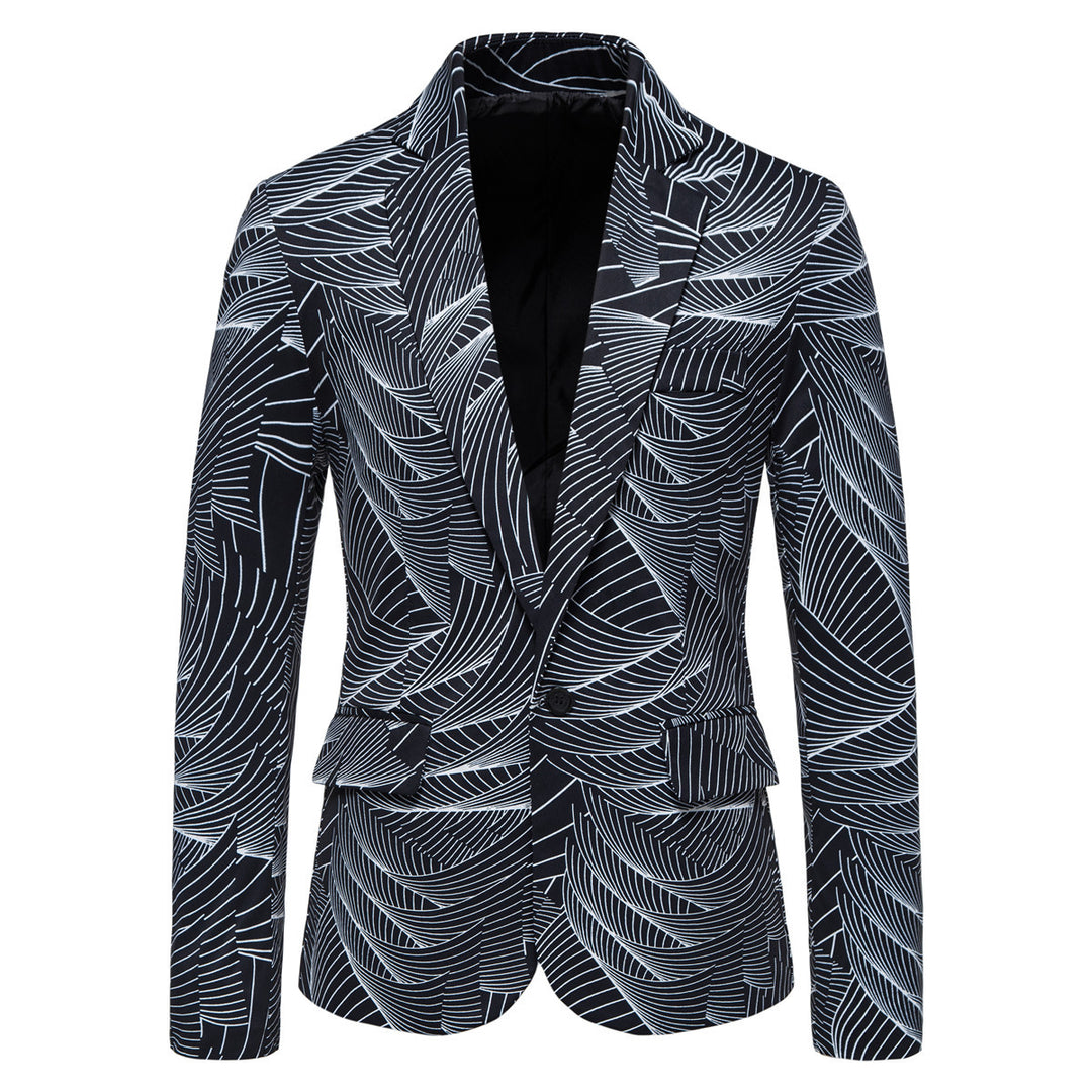 Damen modischer Blazer mit floralem Motiv Heidi-Mode