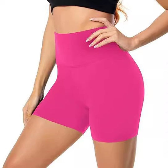Damen Sportliche Shorts mit hohem Bund Heidi-Mode