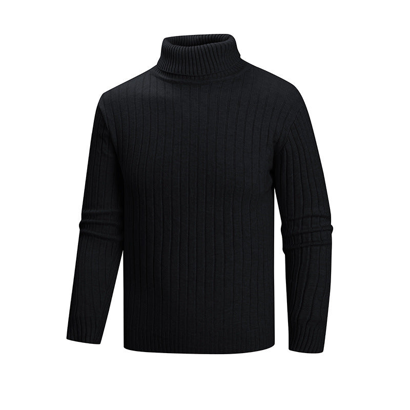 Herren Strickpullover mit Stehkragen Heidi-Mode