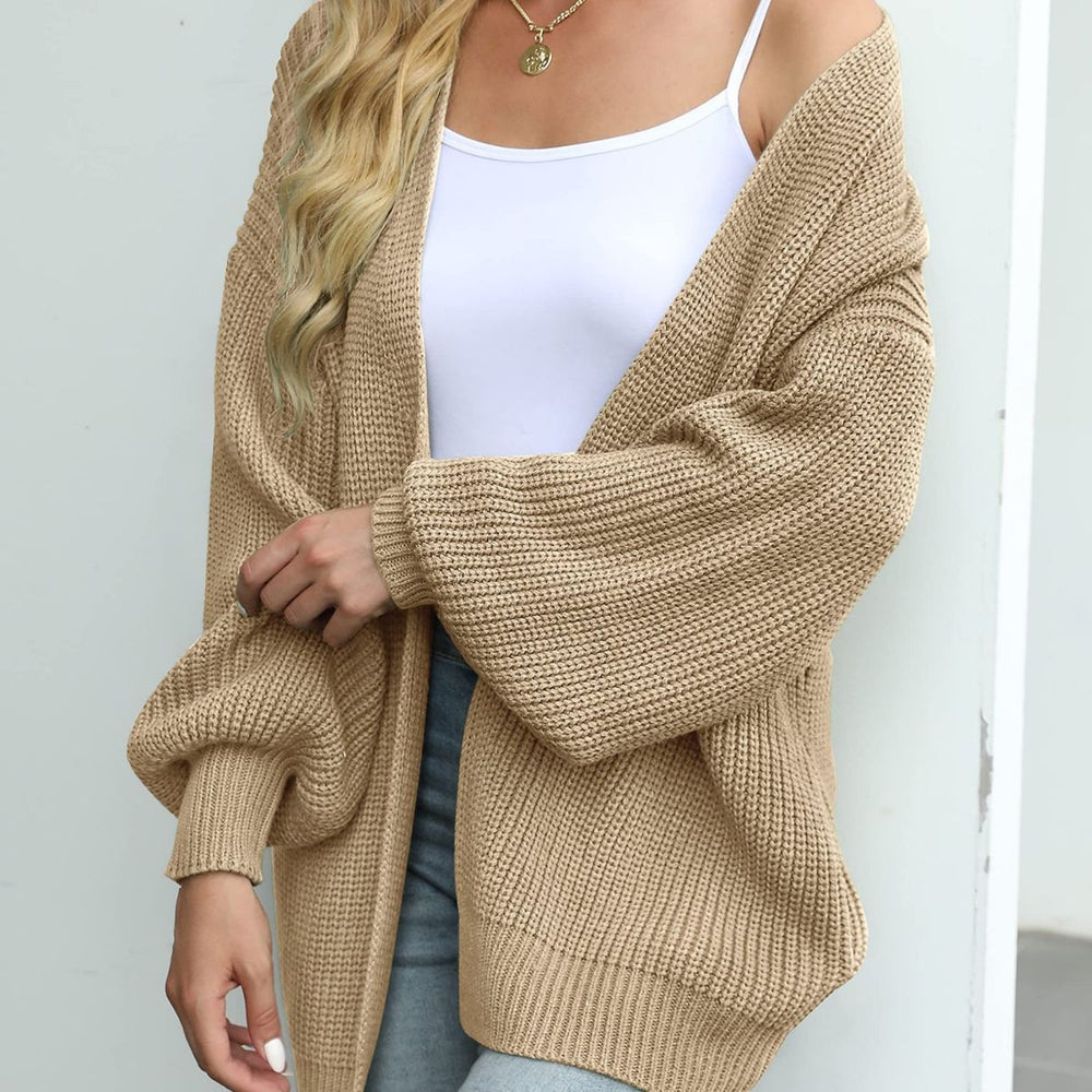 Damen Gemütlicher Strickcardigan mit Oversize-Schnitt Heidi-Mode