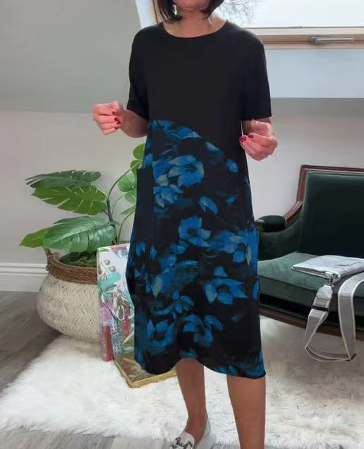 Damen Kleid mit floralem Design Heidi-Mode