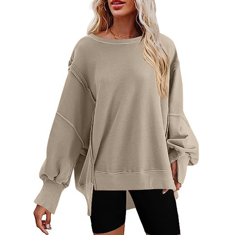 Damen Oversized Sweatshirt Heidi-Mode