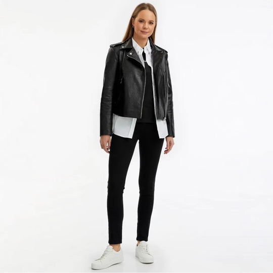 Damen Bikerjacke Heidi-Mode