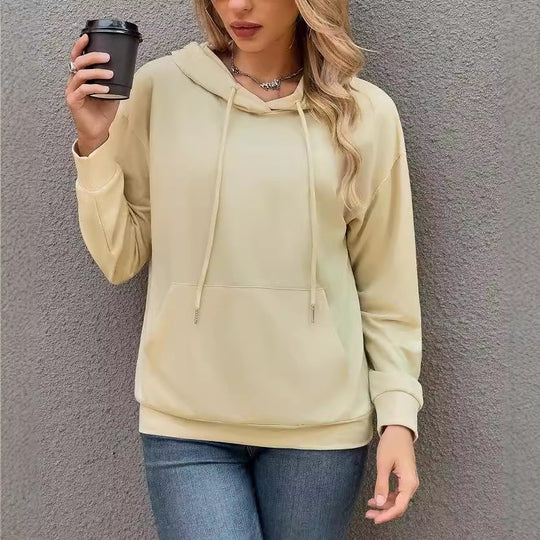 Damen Freizeit Kapuzenpullover mit bequemer Passform Heidi-Mode