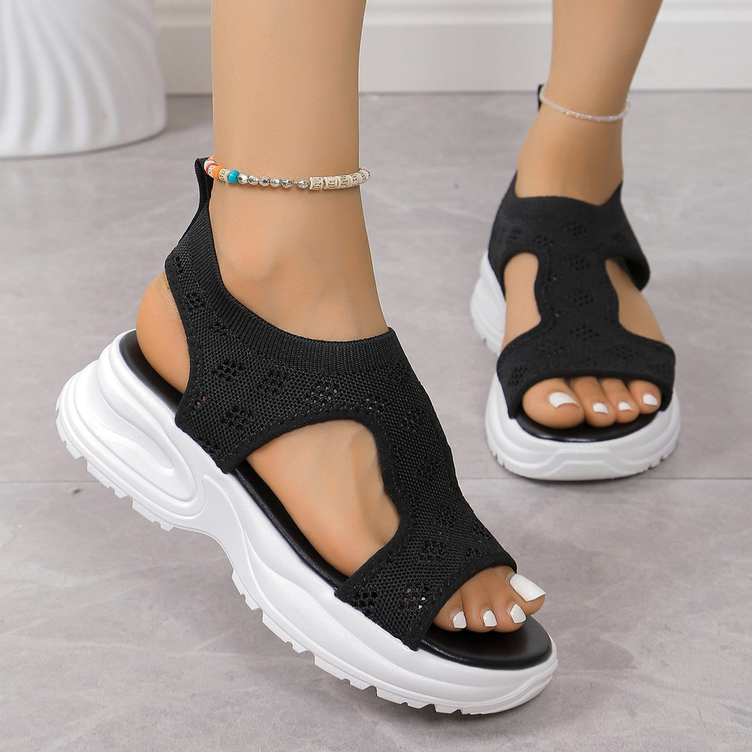 Damen Komfortable Sportsandalen mit atmungsaktivem Obermaterial und rutschfester Sohle Heidi-Mode