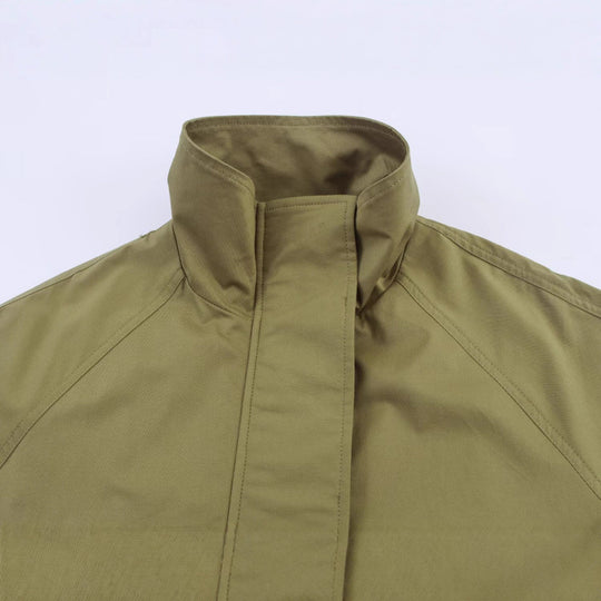 Damen Übergangsjacke mit praktischem Reißverschluss und großen Taschen Heidi-Mode