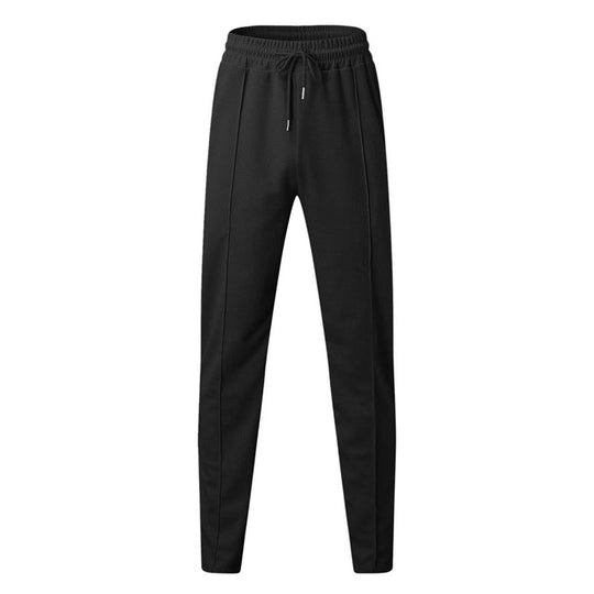 Damen bequeme Stretch-Jogginghose mit hohem Bund und Kordelzug Heidi-Mode
