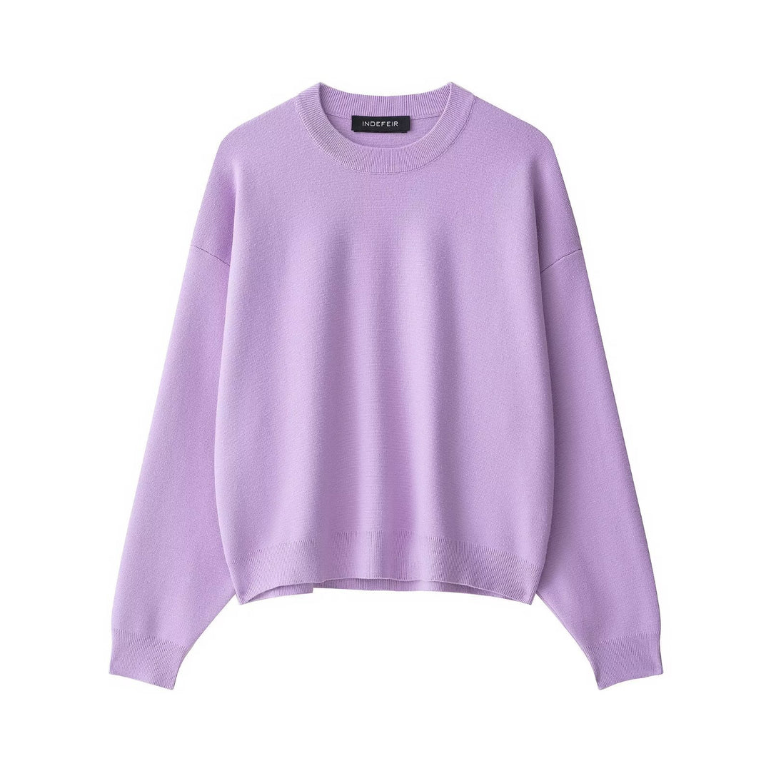 Damen lässiger Oversized Pullover Heidi-Mode