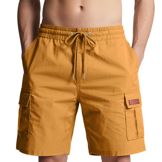 Herren Cargo-Shorts mit elastischem Bund und praktischen Taschen Heidi-Mode