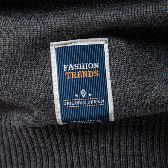 Herren Strickpullover aus hochwertiger Baumwollmischung mit angenehmer Passform Heidi-Mode