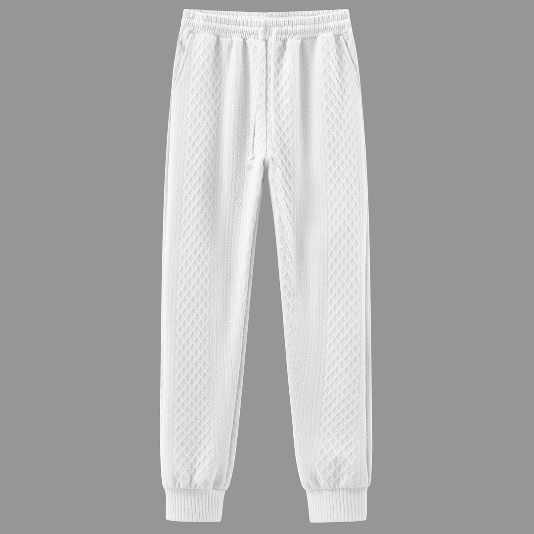 Herren Komfortable Strick-Jogginghose mit modernem Design und elastischem Bund Heidi-Mode