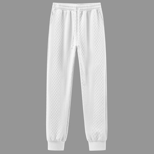 Herren Komfortable Strick-Jogginghose mit modernem Design und elastischem Bund Heidi-Mode