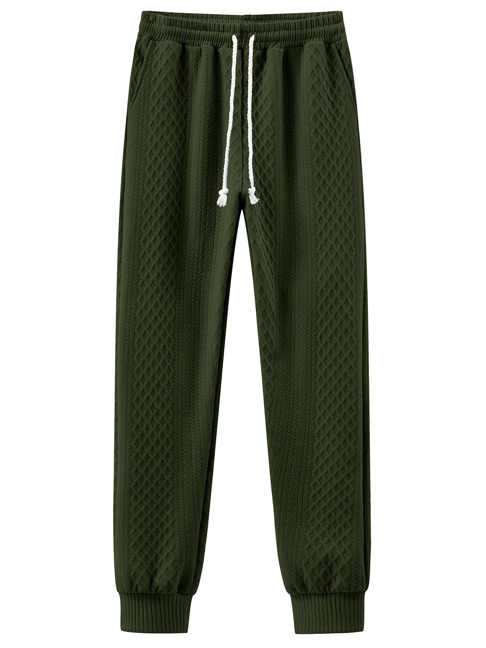 Herren Komfortable Strick-Jogginghose mit modernem Design und elastischem Bund Heidi-Mode