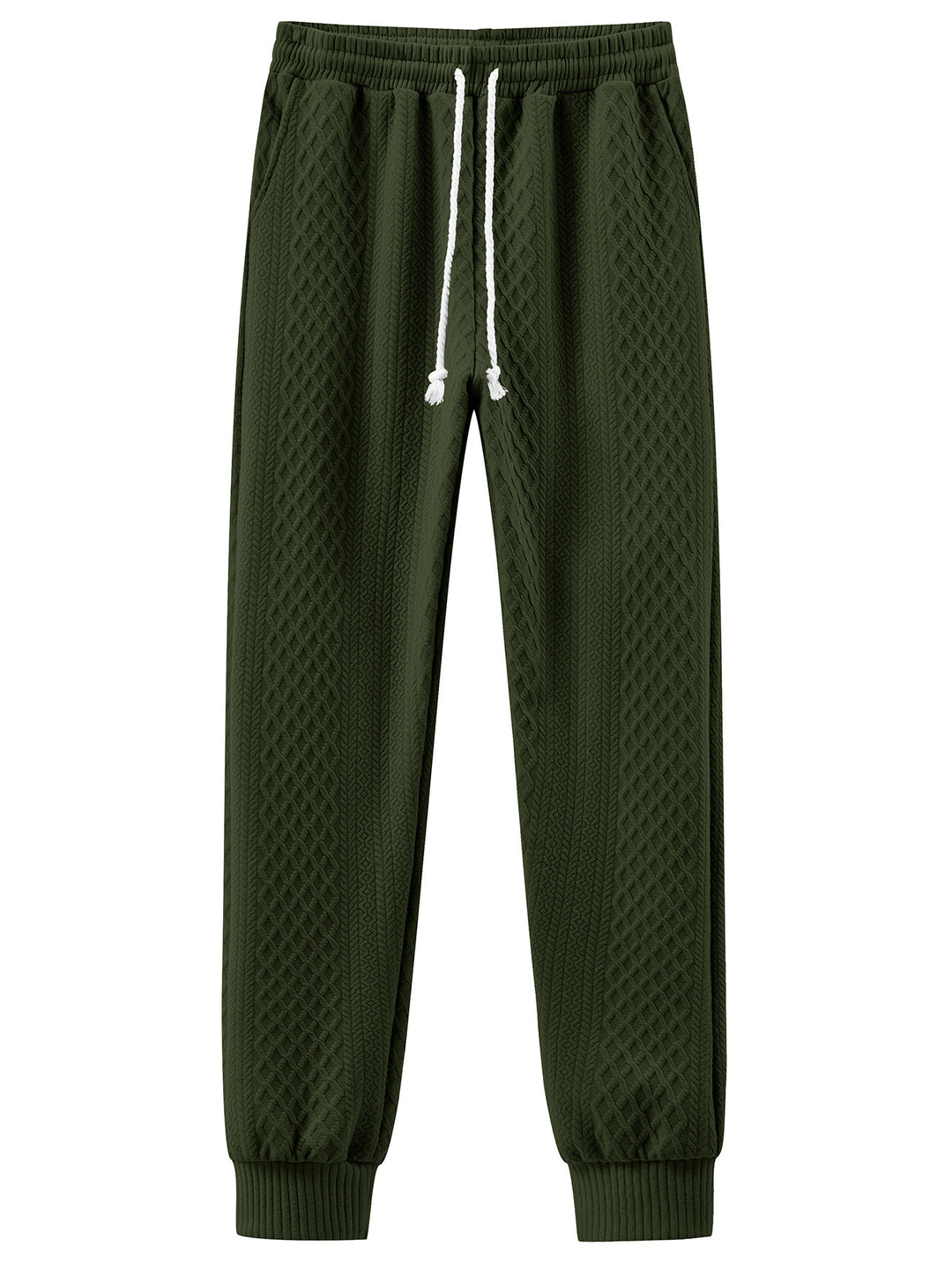 Herren Komfortable Strick-Jogginghose mit modernem Design und elastischem Bund Heidi-Mode
