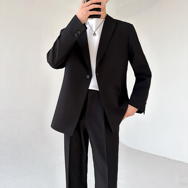 Herren eleganter Anzugblazer mit modernem Schnitt und feinem Innenfutter Heidi-Mode