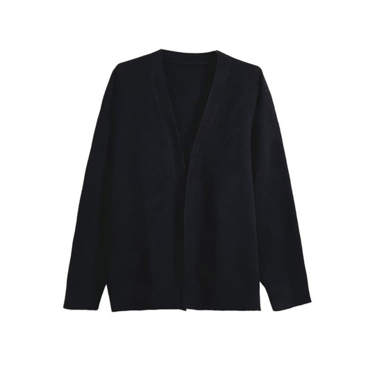 Damen lässiger Pullover mit klassischem Rundhalsausschnitt und langem Arm Heidi-Mode