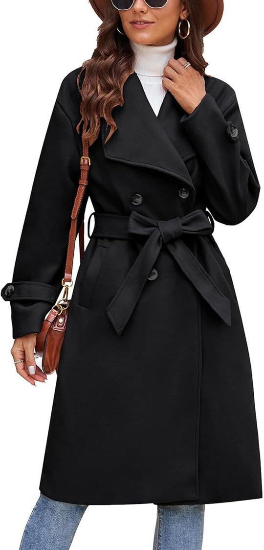 Damen Eleganter und bequemer Langmantel Heidi-Mode