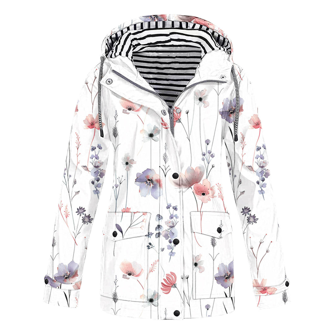 Damen modische Übergangsjacke mit Kapuze Heidi-Mode