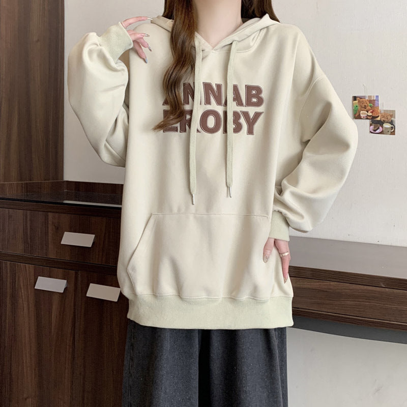 Damen Casual Grafik Hoodie mit einzigartigem Schriftzug Heidi-Mode