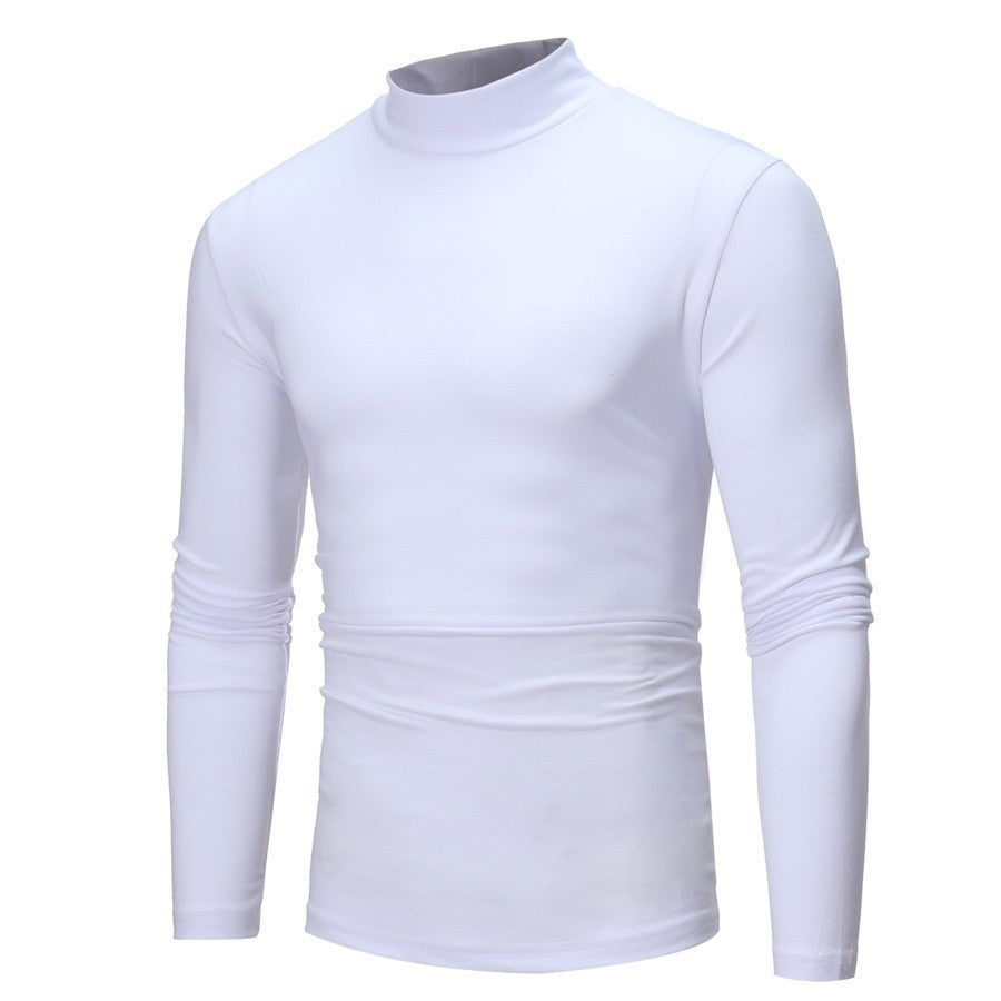 Herren turtleneck Langarmshirt Heidi-Mode