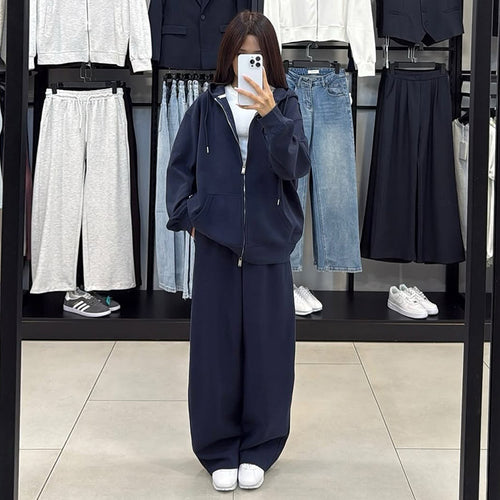 Damen bequemer und stylischer Kapuzenset Heidi-Mode