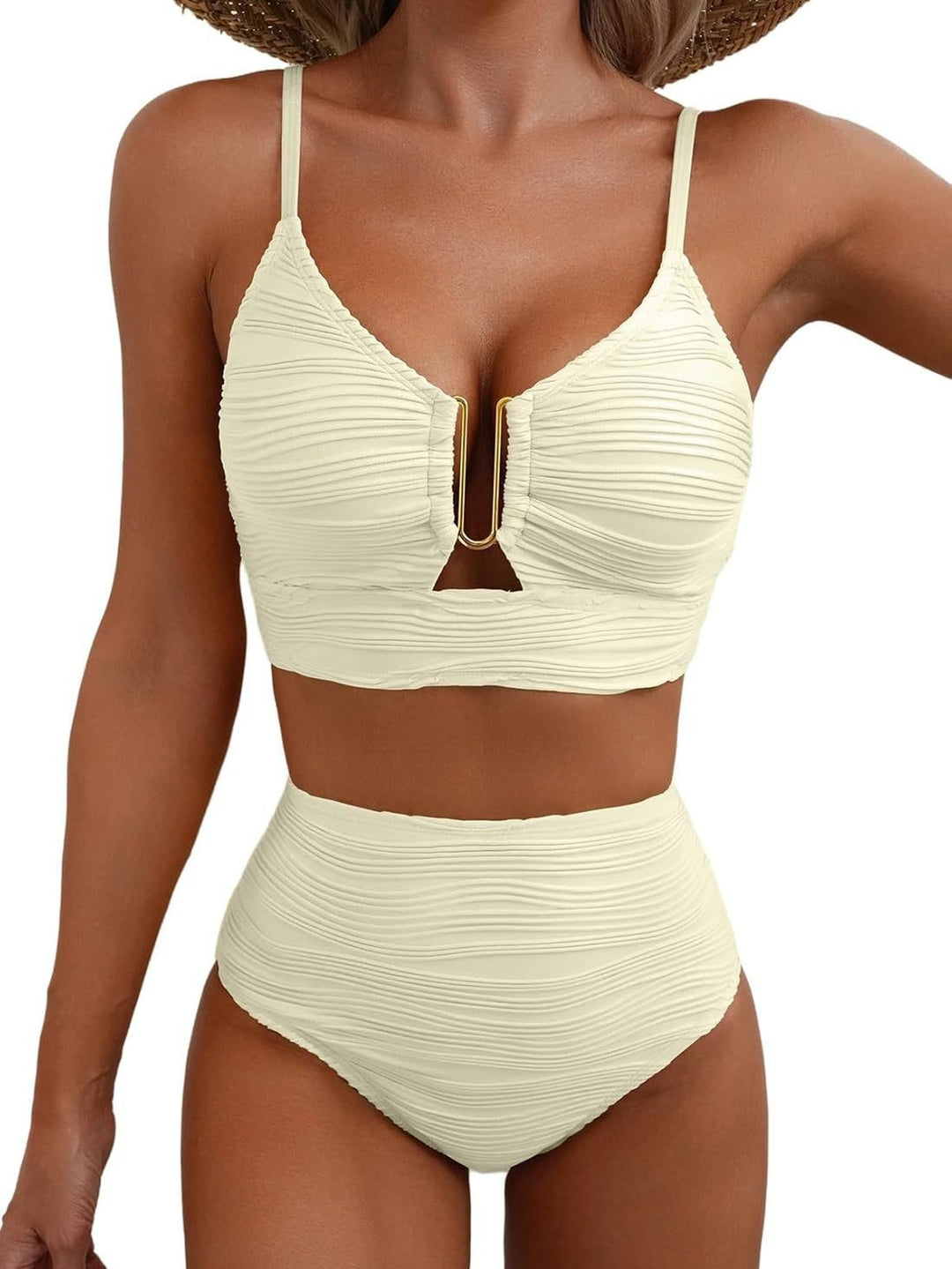 Damen Baderock mit Plisseeverarbeitung Heidi-Mode