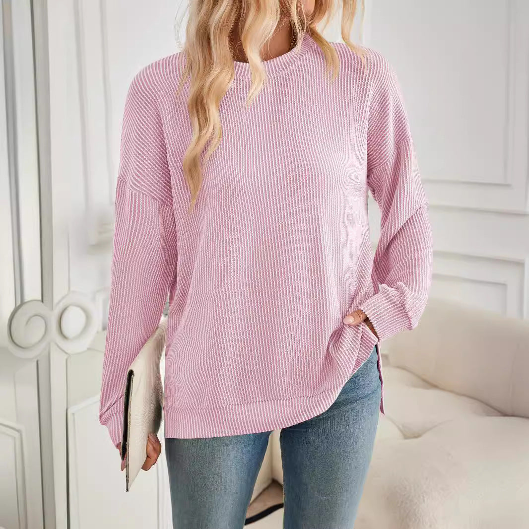 Damen lässiger Strickpullover Heidi-Mode