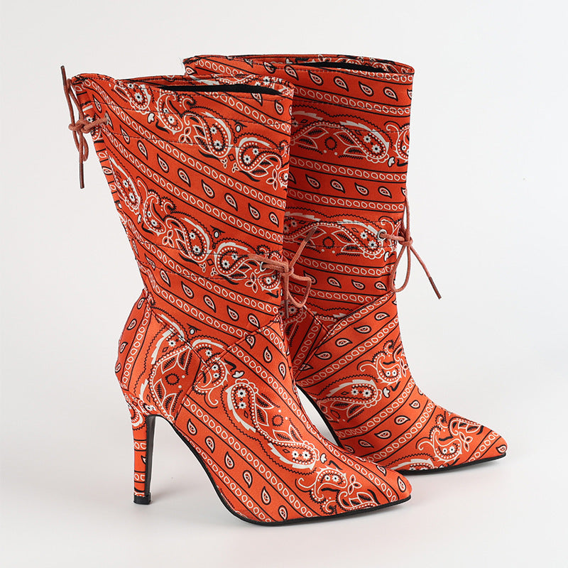 Damen High Heels Stiefel Heidi-Mode