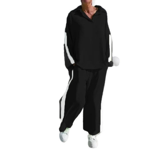 Damen modisches Freizeitanzug-Set mit sportlichem Schnitt Heidi-Mode