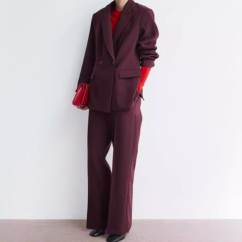 Damen Oversized Blazer mit doppelter Knopfleiste und modernem Schnitt Heidi-Mode