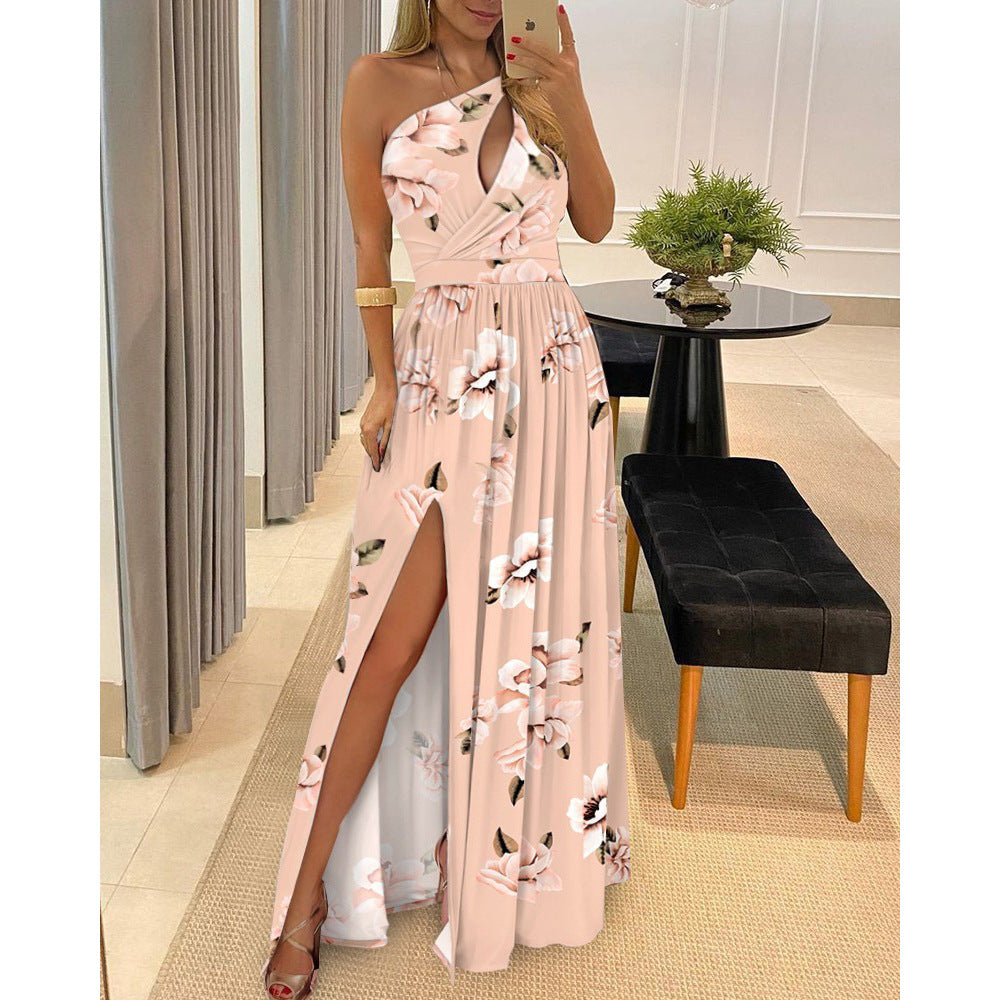 Heidi Mode | Ärmelloses Kleid mit hoher Taille und Öffnung