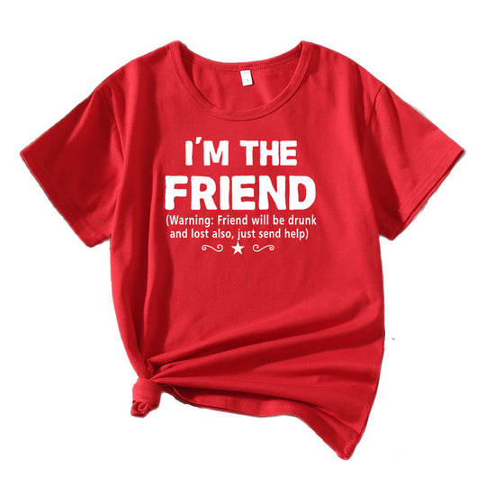 Frauen Casual Komödie Grafik T-Shirt Heidi-Mode