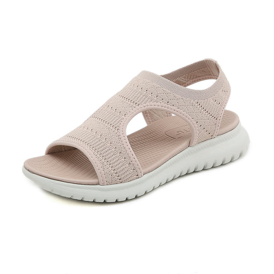 Damen Sportliche Sandalen mit atmungsaktiven Netzeinsätzen und dämpfender Sohle Heidi-Mode