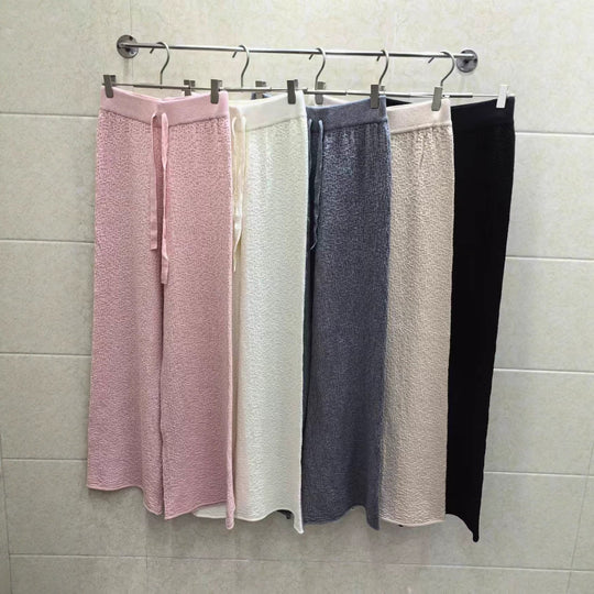 Damen gemütliche Loungehose im eleganten Schnitt Heidi-Mode