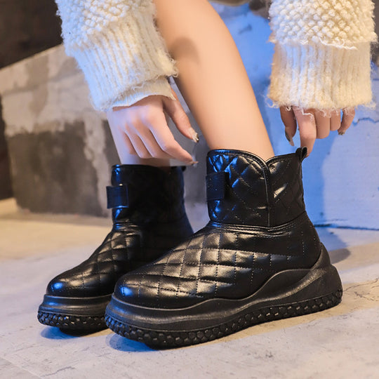 Damen Warm gefütterte Winter Boots Heidi Mode