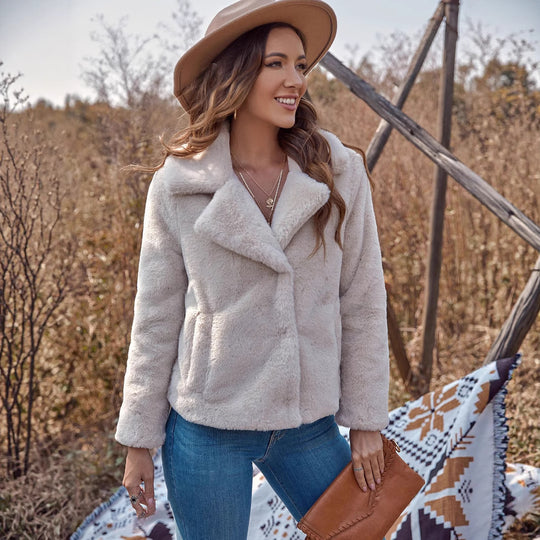 Damen Fleece Jacke im eleganten Look Heidi-Mode