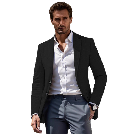 Herren eleganter Business-Anzugblazer mit schmaler Passform Heidi-Mode