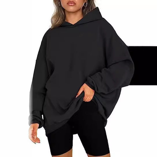 Damen oversized Kapuzenpullover Heidi-Mode