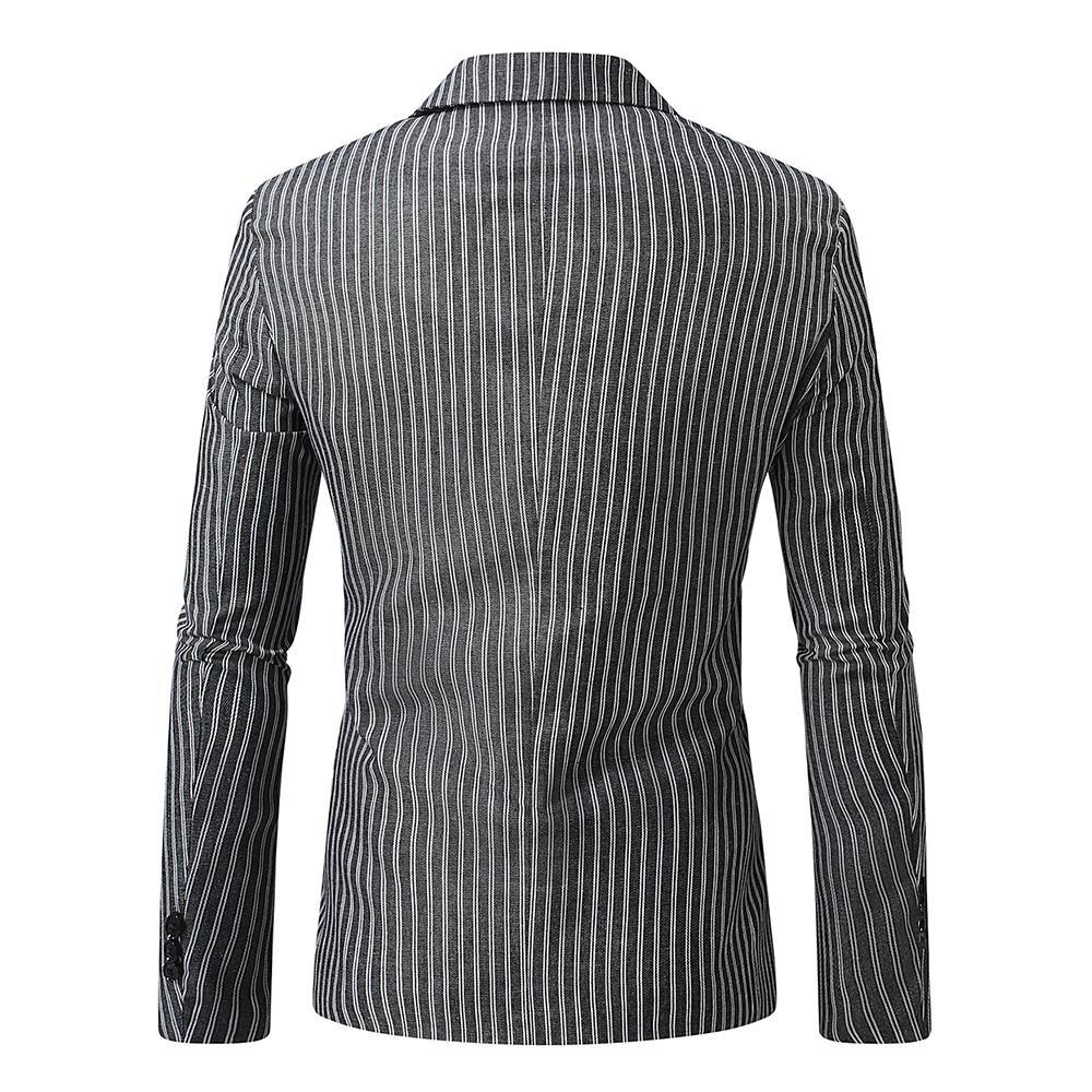 Herren eleganter Blazer mit feinen Streifen Heidi-Mode