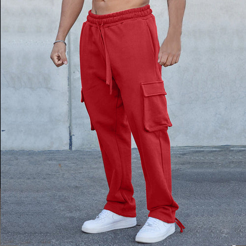 Herren Cargo-Jogginghose mit verstellbarem Bund und praktischen Seitentaschen Heidi-Mode