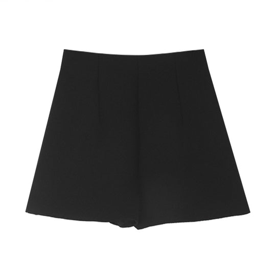 Damen hochwertige High-Waist Shorts mit elegantem Gummizug und Taschen Heidi-Mode
